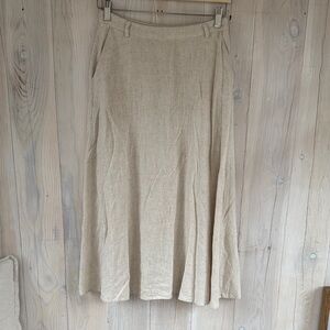 Stradivarius Linen Blend Skirt Size 4